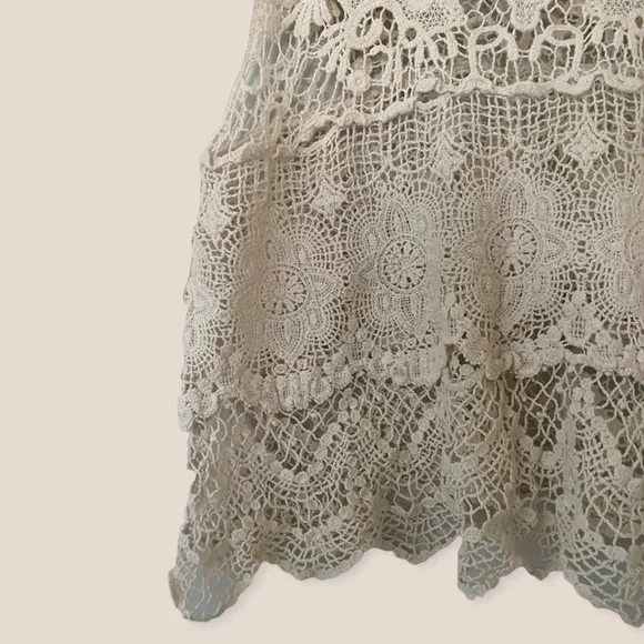 Double Zero Crochet Cotton Top - Picture 3 of 6